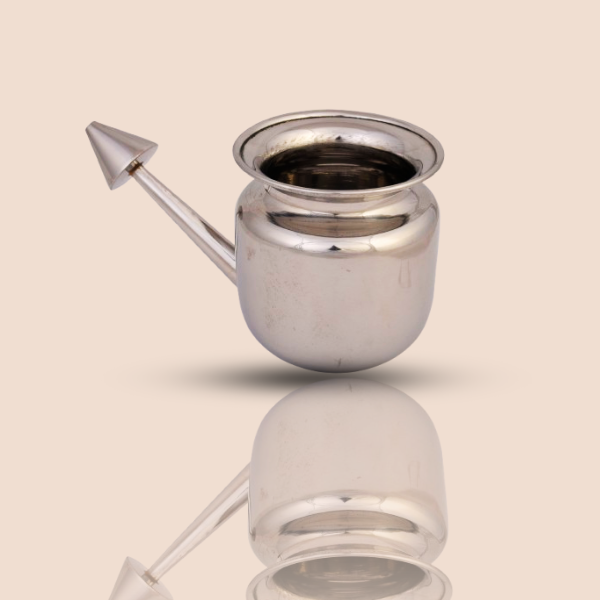 Stainless Steel Jal Neti Pot - Image 2